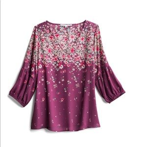 Sweet! Romaine V Neck Blouse